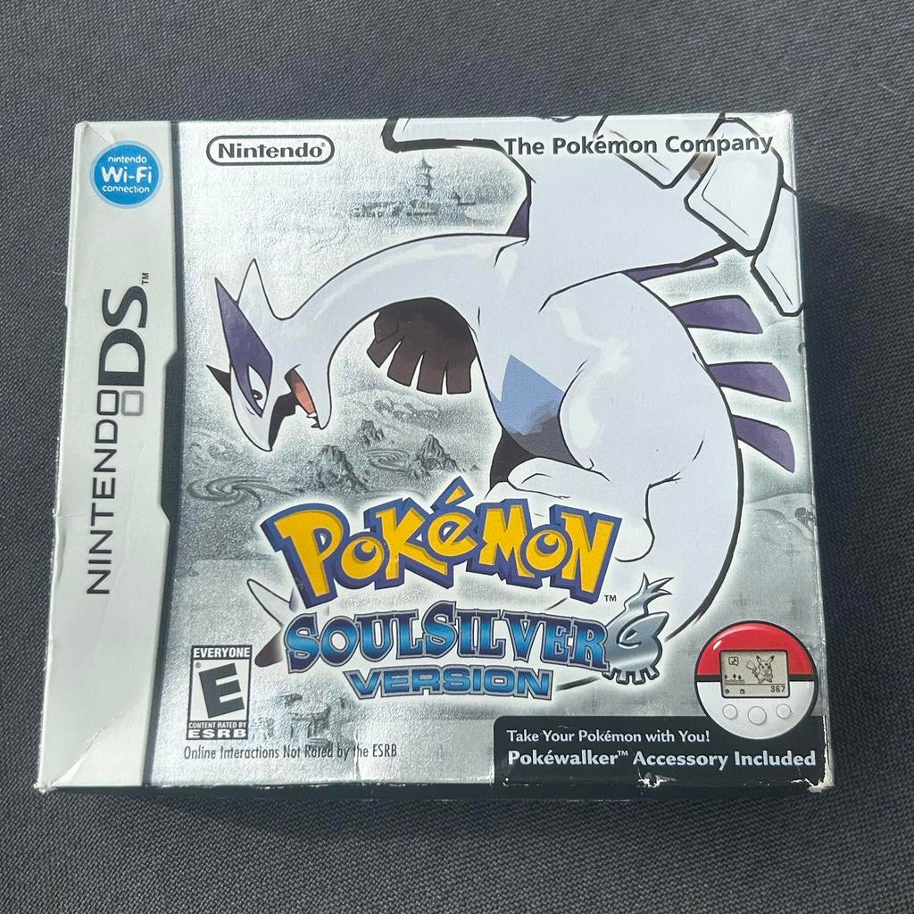 Pokémon SoulSilver BIG BOX, Inlay & Pokéwlkr Manual NTSC USA, Gebruikt, Overige genres, 1 speler, Ophalen of Verzenden