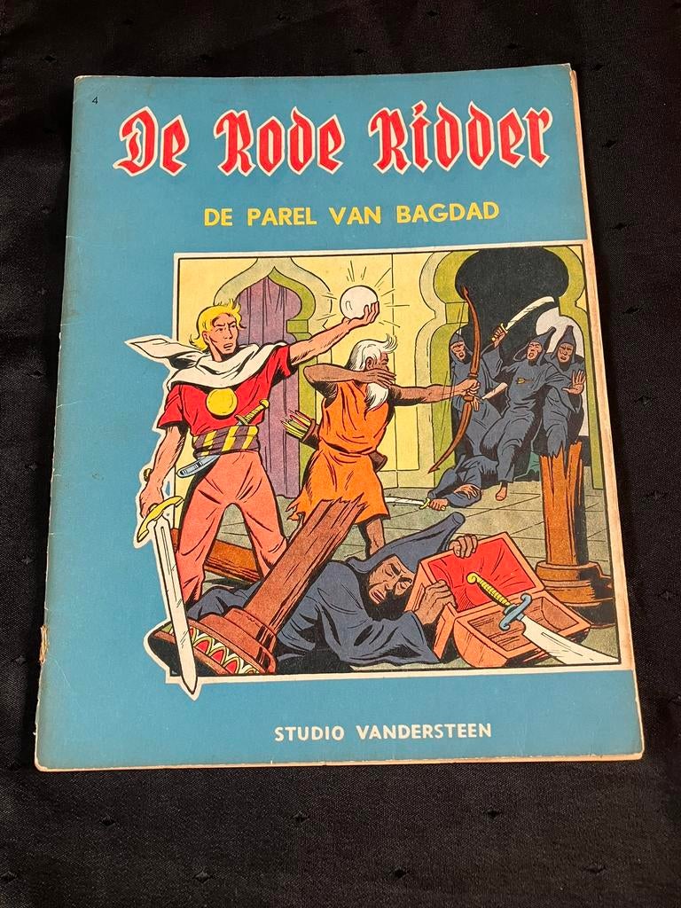 De Rode Ridder nr 4 - De parel van Bagdad - 1e druk 1960., Boeken, Eén stripboek, Ophalen of Verzenden, Zo goed als nieuw