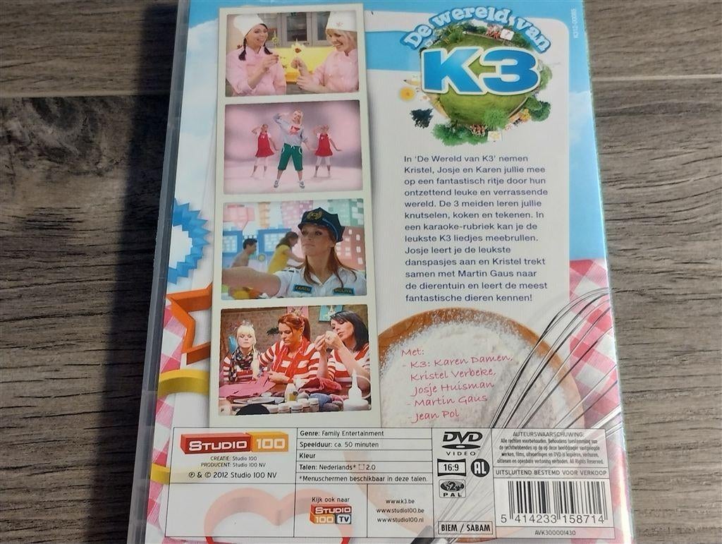 K3 - De Wereld Van K3 [DVD], Alle leeftijden, Ophalen of Verzenden, Zo goed als nieuw