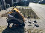 Burley Cub fietskar voor 2 kids met wandelwielen en steekas, Ophalen, Gebruikt, Opvouwbaar, Kinderkar