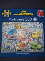 Jan van Haasteren - In de Autospuiterij - 500 stukjes, Ophalen, 500 t/m 1500 stukjes, Zo goed als nieuw, Legpuzzel