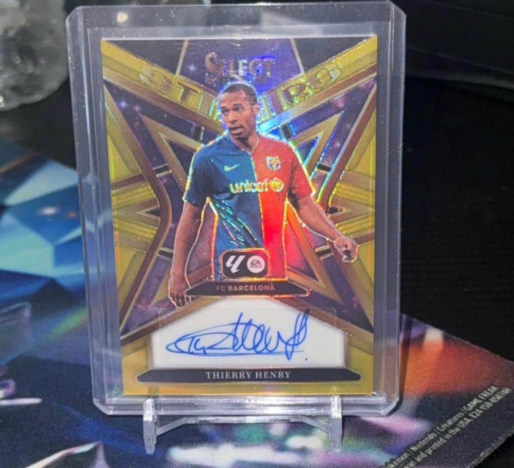Thierry Henry Auto /3 - Panini Select Prizm FC Barcalona, Ophalen of Verzenden, Zo goed als nieuw