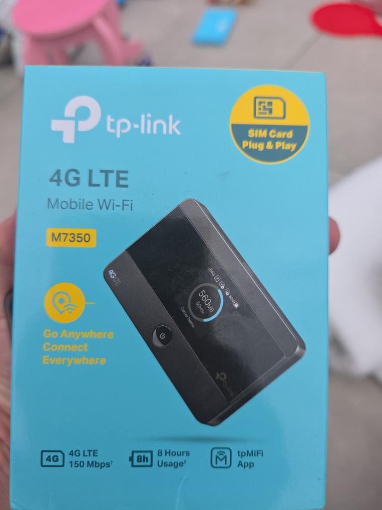 TP-Link M7350 4G LTE Mobiele Wi-Fi Router Nieuw in Doos, Computers en Software, Routers en Modems, Ophalen of Verzenden