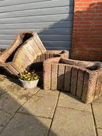 Bloembakken, Tuin en Terras, Bloembakken en Plantenbakken, Ophalen of Verzenden, Zo goed als nieuw, Rond, Minder dan 30 cm