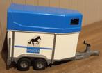 Bruder Politie Paardentrailer, Ophalen of Verzenden, Zo goed als nieuw