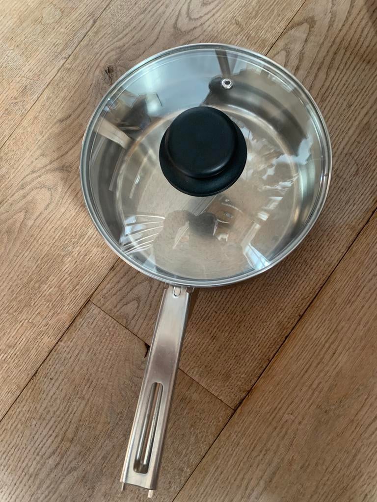 Demeyere grote pan, Verzenden, Zo goed als nieuw, Rvs