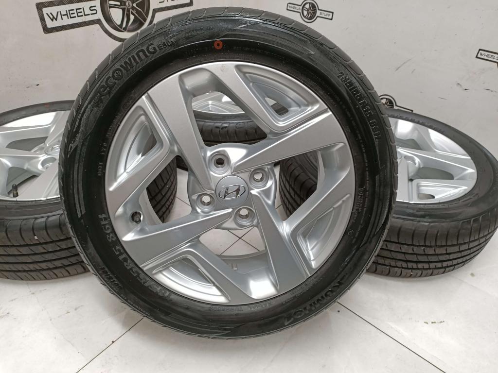 Hyundai I10 lichtmetaal  velgen 15 inch 4x100, Auto-onderdelen, Banden en Velgen, Niet ingevuld, Niet ingevuld, Niet ingevuld