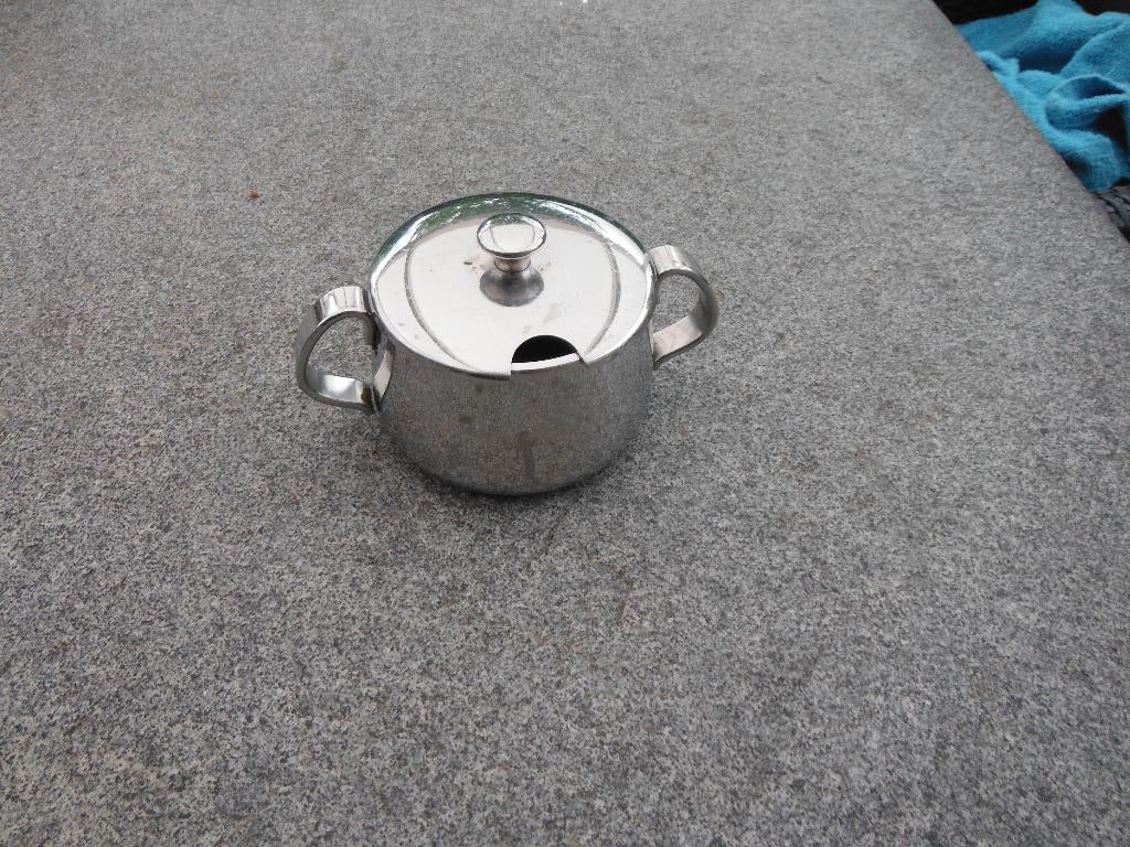 vintage Alfra Alessi suikerpot en melkkan setje, jaren 50/60, Verzenden