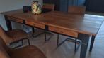 hardhouten eettafel koloniale stijl, Ophalen, Gebruikt, Koloniaal, Teakhout