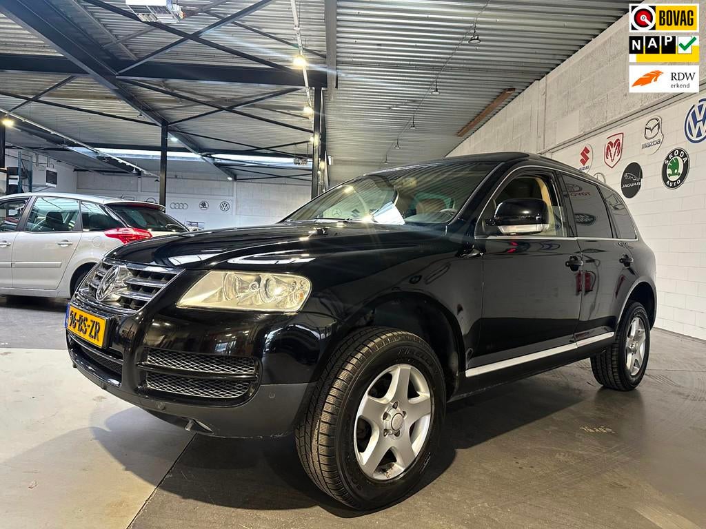 Volkswagen Touareg 2.5 TDI/Trekhaak/Zeer nette auto/Apk nieu, Auto's, Bestelauto's, Automaat, Gebruikt, 2255 kg, Volkswagen
