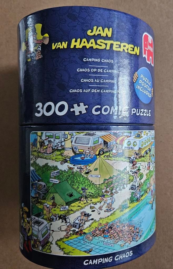 Jan van Haasteren Camping Chaos, Ophalen of Verzenden, Minder dan 500 stukjes, Zo goed als nieuw