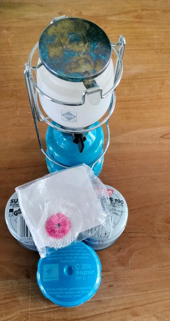 Gaslamp, Ophalen, Gebruikt