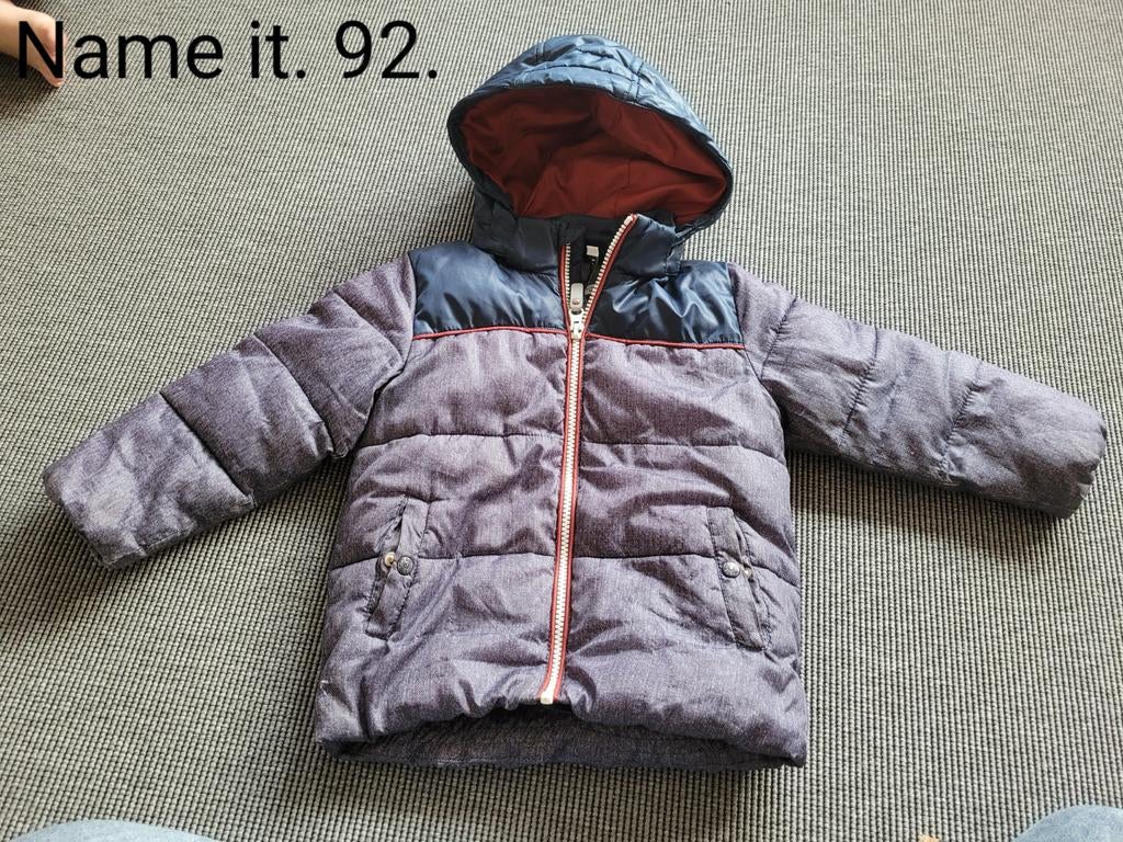 Warme winterjas voor jongen, maat 92, Kinderen en Baby's, Kinderkleding | Maat 92, Ophalen of Verzenden, Zo goed als nieuw, Jongen