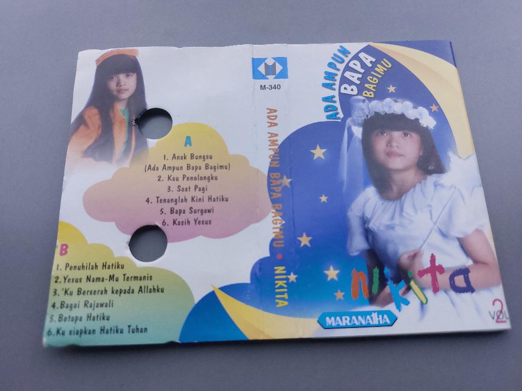 NIKITA - ADA AMPUN BAPABAGIMU (MC), Cd's en Dvd's, Cassettebandjes, Wereldmuziek, 1 bandje, Ophalen of Verzenden, Zo goed als nieuw
