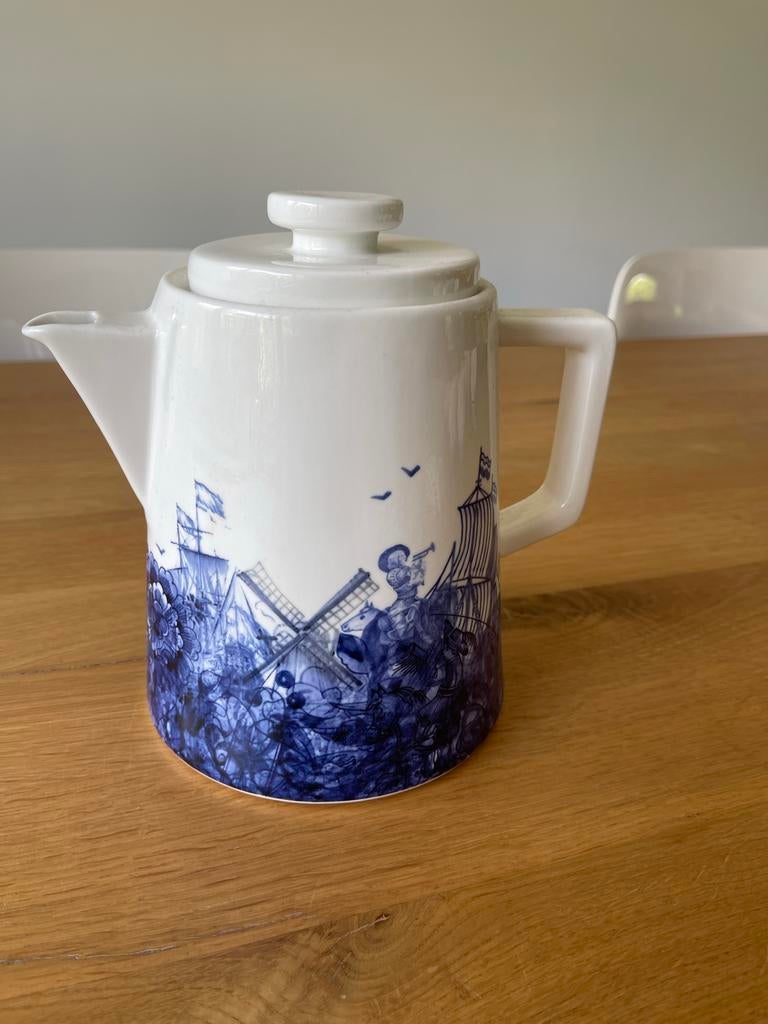 Piet Hein Eek koffiepot Douwe Egberts, Gebruikt, Keramiek, Overige typen, Ophalen of Verzenden