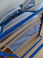 Opklapbed, Eenpersoons, Blauw, Nieuw, 190 cm of minder