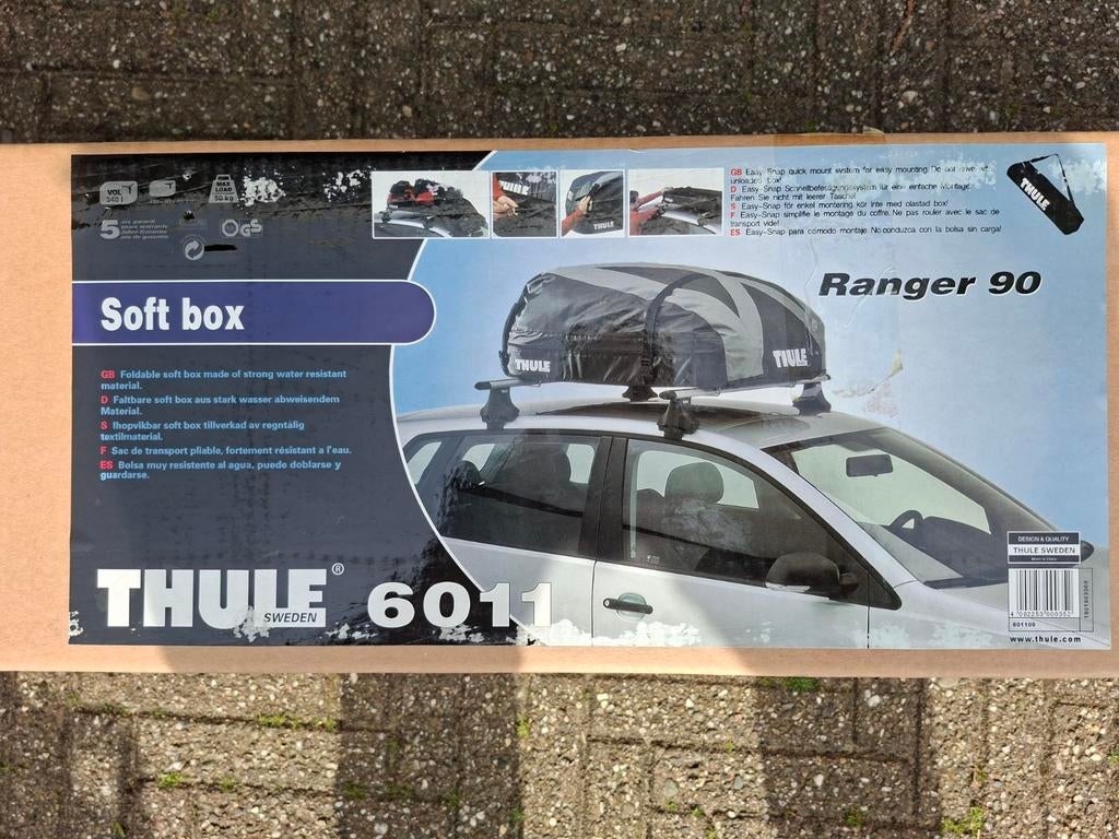 Thule 6011 Ranger 90 dakkoffer, Auto diversen, Dakkoffers, Ophalen of Verzenden