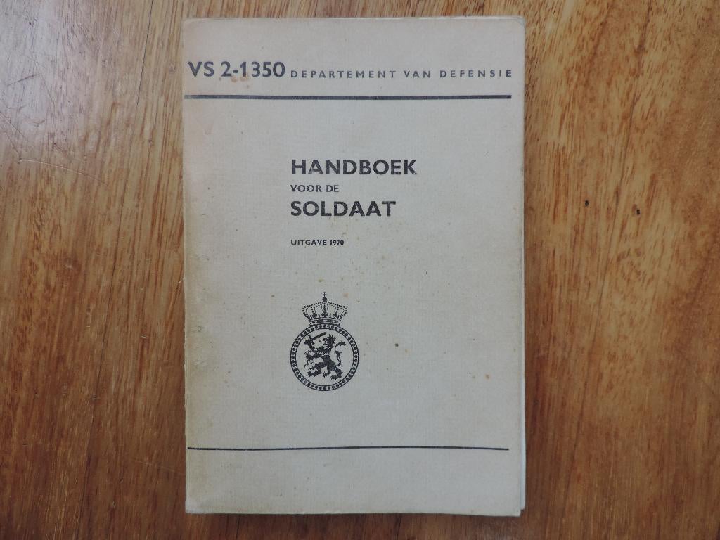 Handboek voor de Soldaat – VS 2-1350., Gelezen, Ministerie van Defensie, Ophalen of Verzenden, Landmacht