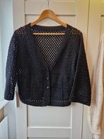 Zwart gehaakt vestje maat S/M, Ophalen of Verzenden, Zwart