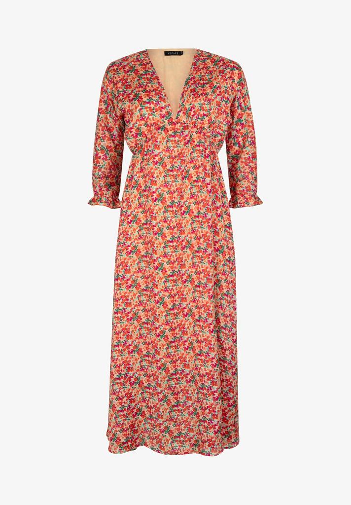 Bloemenjurk Ydence S, Kleding | Dames, Jurken, Ophalen of Verzenden, Zo goed als nieuw, Roze, Maat 36 (S)