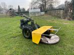 Tweewielige tuintrekker Lombardini met cyclomaaier, Ophalen, Gebruikt