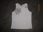 Enjoy witte top met bloem maat XXL, Wit, Maat 46/48 (XL) of groter, Enjoy, Ophalen of Verzenden