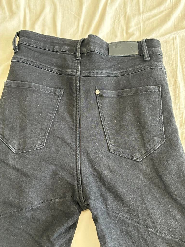 Bull-it zwarte skinny Motor jeans - Maat S, Ophalen of Verzenden, Tweedehands, Dames, Overige typen