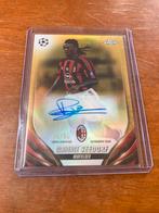 Clarence Seedorf Gesigneerde Topps Kaart - AC Milan, Verzamelen, Ophalen of Verzenden, Zo goed als nieuw, Buitenlandse clubs, Spelerskaart