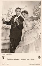 Oude Kaart Johannes Heesters & Johanna von Koczian, Verzenden, 1940 tot 1960, Ongelopen, Sterren en Beroemdheden