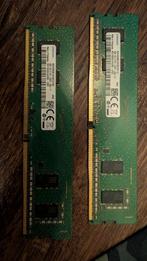 2x4GB DDR4 2400MHz RAM Geheugen, Computers en Software, RAM geheugen, Gebruikt, DDR4, Ophalen of Verzenden, Desktop