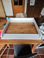 Bladvergroter commode, Ophalen, Ledikant