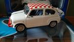 Fiat 600 abarth solido 1/18, Ophalen of Verzenden, Zo goed als nieuw, Solido