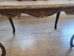 Tafeltje, Huis en Inrichting, Tafels | Bijzettafels, Ophalen, Minder dan 45 cm, Metaal of Aluminium, 55 tot 75 cm