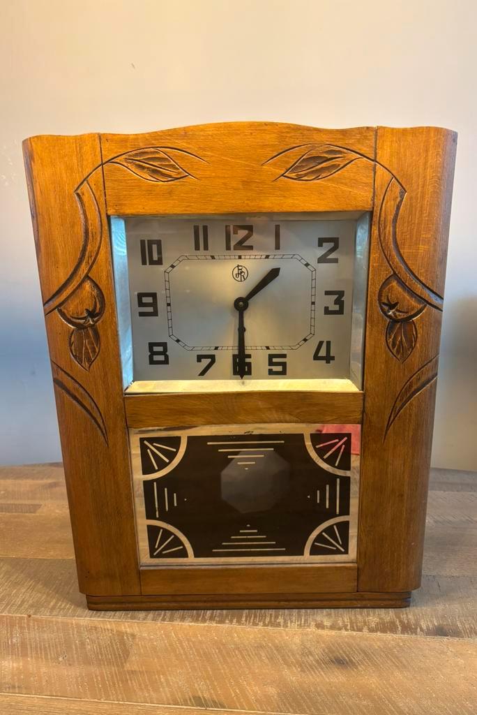 Wandklok uit het art deco tijdperk, Antiek en Kunst, Antiek | Klokken, Ophalen