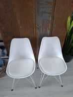 witte eettafel stoelen, Ophalen, Gebruikt, Twee, Wit