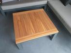 Prachtige Life salontafel 90x90 teak / lava, Tuin en Terras, Tuinsets en Loungesets, Ophalen, Zo goed als nieuw