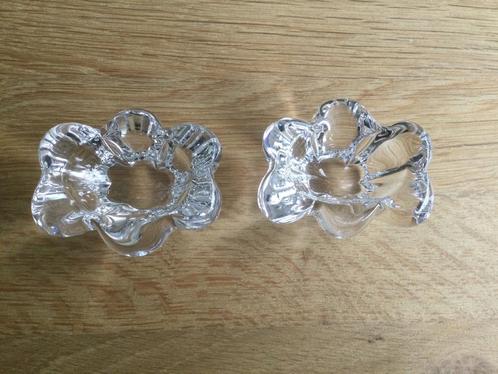 Set van 2 Daum kristal zoutvaatjes., Antiek en Kunst, Antiek | Glas en Kristal, Ophalen of Verzenden