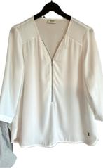 Anna van Toor witte blouse 38, Ophalen of Verzenden, Zo goed als nieuw, Maat 38/40 (M), Beige