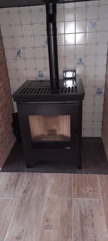 Pelletkachel Nordic fire Stylo te koop, Huis en Inrichting, Kachels, Gebruikt, Vrijstaand, Pelletkachel, Overige brandstoffen