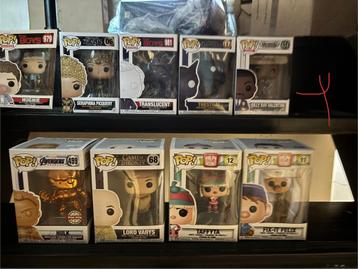 Negen funko pops beschikbaar voor biedingen