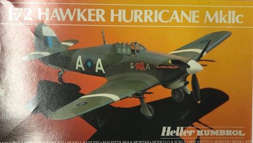 Coelianmodels, Heller 80269, Hurricane Mk.IIc, 1/72, €10,-, Hobby en Vrije tijd, Modelbouw | Vliegtuigen en Helikopters, Nieuw