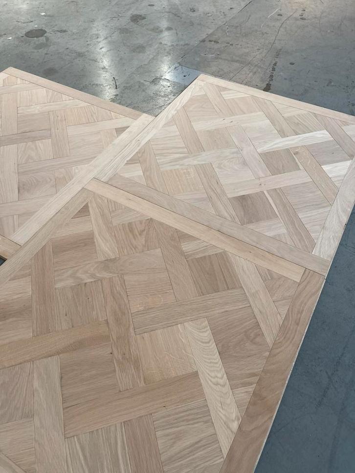 €67,50 per m2 Eiken versailles parket vloer patroon vloer, Huis en Inrichting, Stoffering | Vloerbedekking, Nieuw, Parket, 75 m² of meer