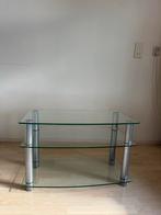 Glazen TV Meubel - 80x41x51cm gratis ophalen, Huis en Inrichting, Kasten | Televisiemeubels, Ophalen, 50 tot 100 cm, Minder dan 100 cm