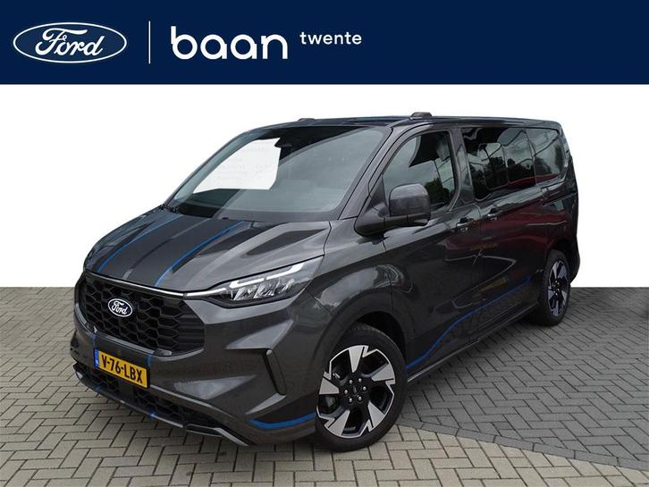 Ford Transit Custom 320 2.0 TDCI L1H1 Sport DC AWD | 170Pk |, Auto's, Bestelauto's, Bedrijf, Te koop, 360° camera, 4x4, ABS, Achteruitrijcamera