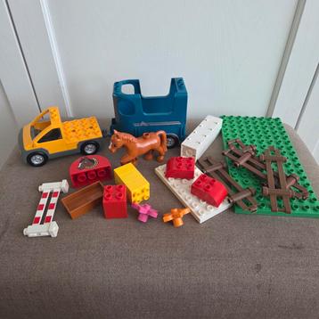 LEGO Duplo 5648 Paardentrailer - Incompleet beschikbaar voor biedingen