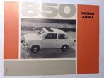 Neckar Adria 850 folder NED 4 blz Fiat, Ophalen of Verzenden, Nieuw, Overige merken