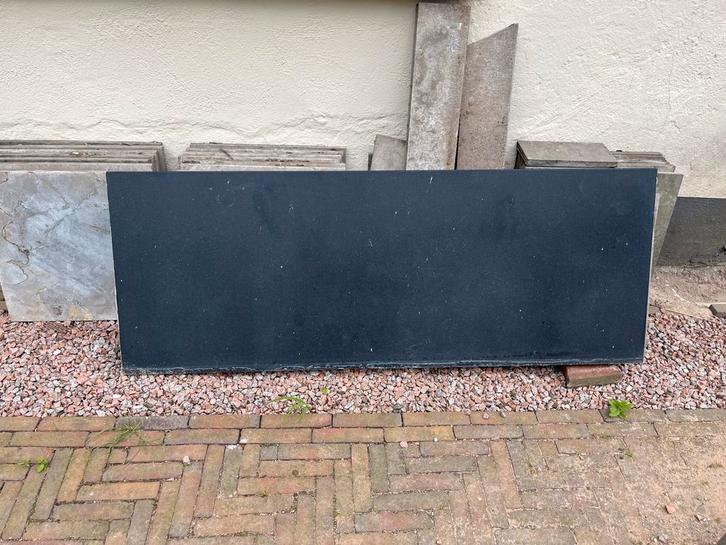 Hardstenen Keukenblad, Tuin en Terras, Tegels en Klinkers, Gebruikt, Terrastegels, Natuursteen, Minder dan 5 m², Ophalen