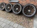 Porsche Carrera 4s velgen met winterbanden, Auto-onderdelen, Banden en Velgen, Ophalen, Winterbanden, Velg(en)