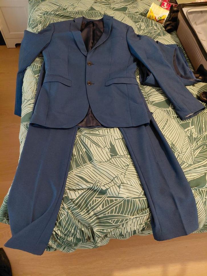Nette 3-delig pak - Zo goed als nieuw!, Kleding | Heren, Kostuums en Colberts, Zo goed als nieuw, Maat 46 (S) of kleiner, Blauw