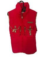 Peuterey Rood Bodywarmer met Gouden Randje – Maat L – Nieuw, Kleding | Dames, Bodywarmers, Ophalen of Verzenden, Nieuw, Rood